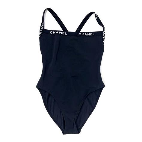 chanel bathing suit one-piece|chanel swimwear vintage.